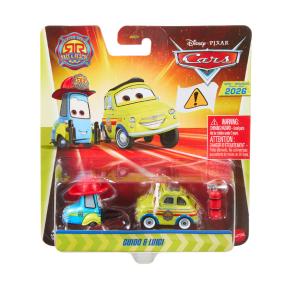 Mattel Disney Pixar Cars Αυτοκινητάκι Με Αξεσουάρ Radiator Springs Race & Rescue Guido & Luigi