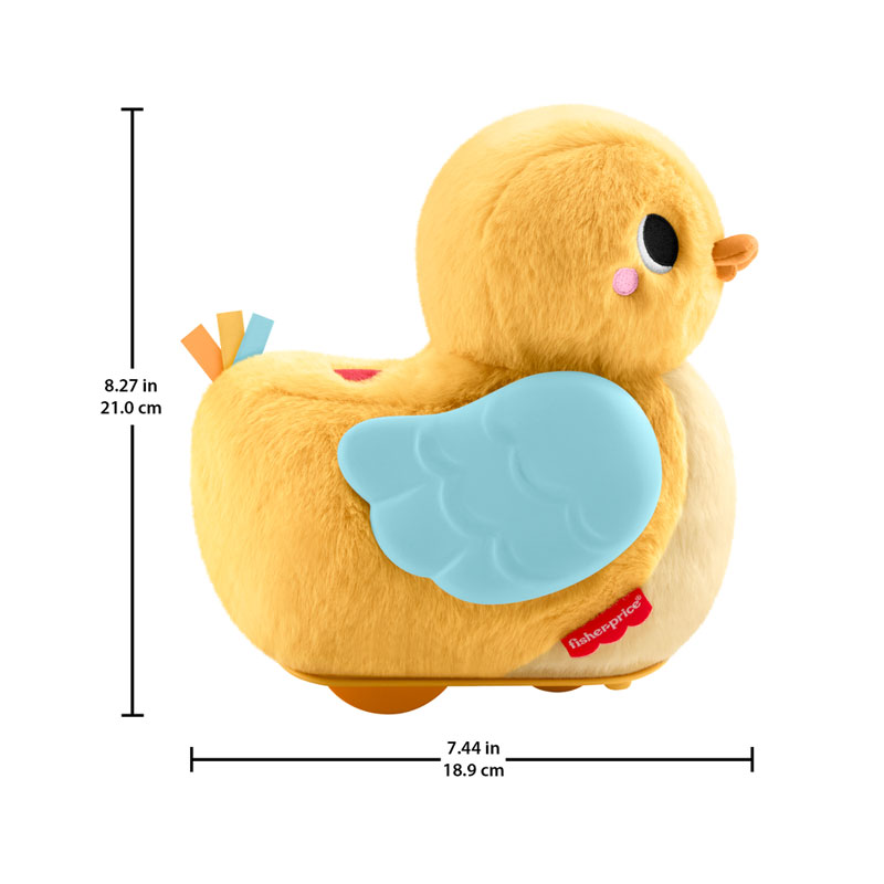 Fisher-Price® 4-in-1 Cuddle & Crawl Duck - Μαλακό Παπάκι με κίνηση και ήχους JMX99