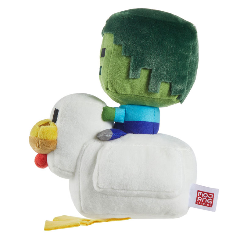 Mattel Minecraft Deluxe Zombie Chicken Jockey Λούτρινο 20εκ. JMY77