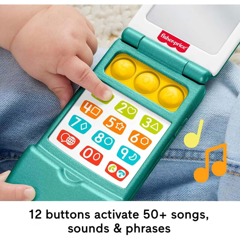 Fisher-Price® Laugh & Learn® Flip Phone - Εκπαιδευτικό Κινητό με πορτάκι JNJ57