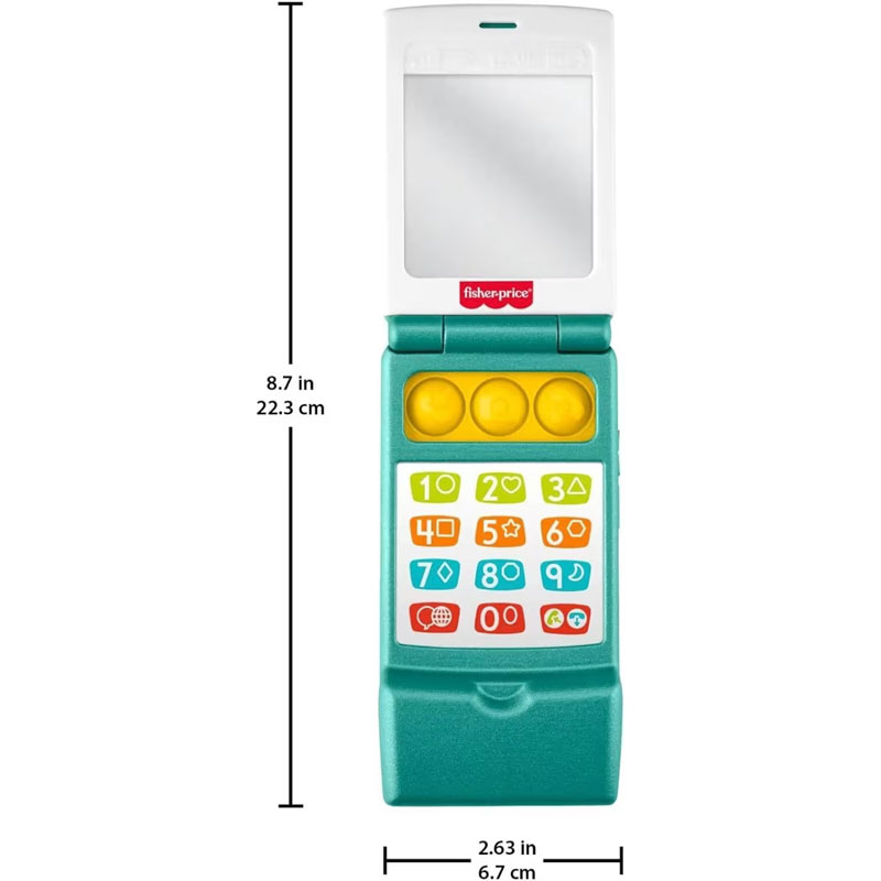 Fisher-Price® Laugh & Learn® Flip Phone - Εκπαιδευτικό Κινητό με πορτάκι JNJ57