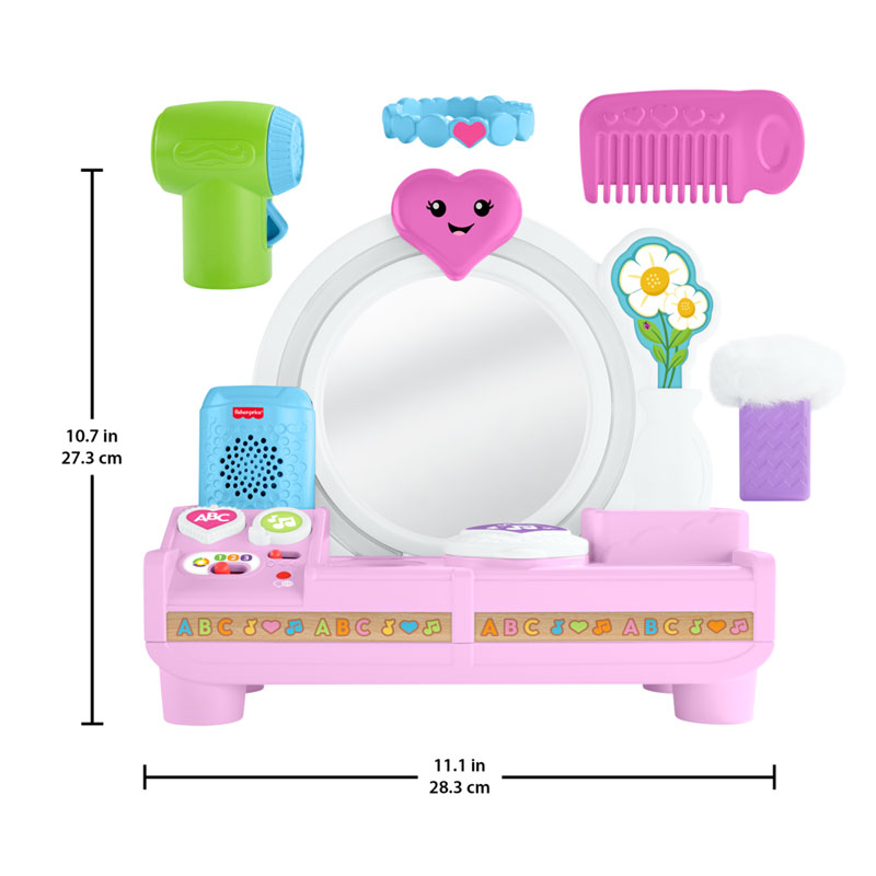 Fisher-Price® Laugh & Learn® Let's Get Ready™ Vanity - Εκπαιδευτική Τουαλέτα Ομορφιάς JNV92