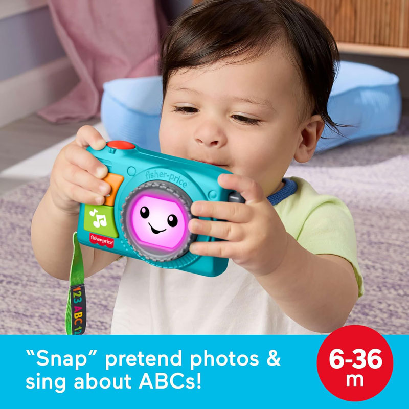 Fisher-Price® Laugh & Learn® Light-Up Camera - Εκπαιδευτική Φωτογραφική Μηχανή JNV97