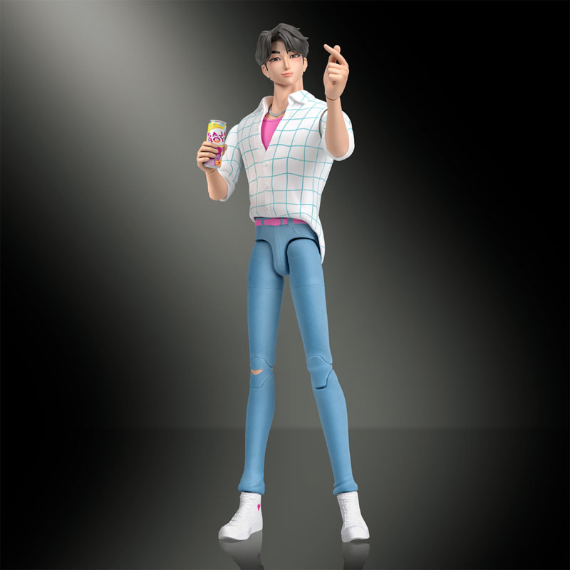 Mattel K-Pop Demon Hunters® Φιγούρα με Εκφράσεις & Αξεσουάρ 15εκ. Saja Boys Jinu “Soda Pop"