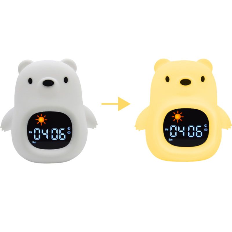 Kiddoboo SoundGlow Bear Διαδραστικό ξυπνητήρι και φωτάκι νυκτός KBJL822