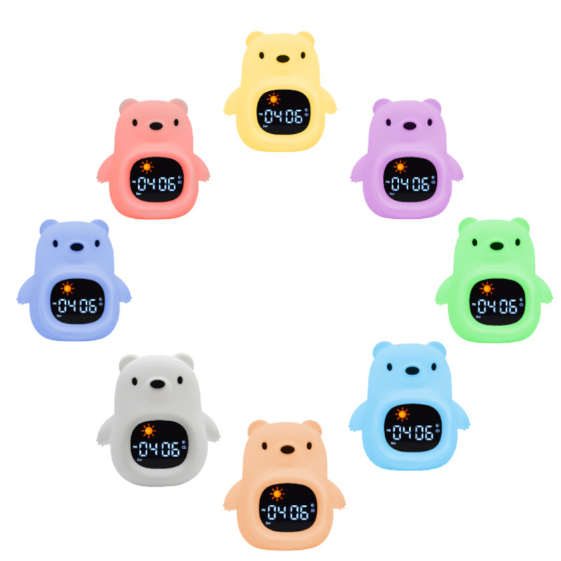 Kiddoboo SoundGlow Bear Διαδραστικό ξυπνητήρι και φωτάκι νυκτός KBJL822