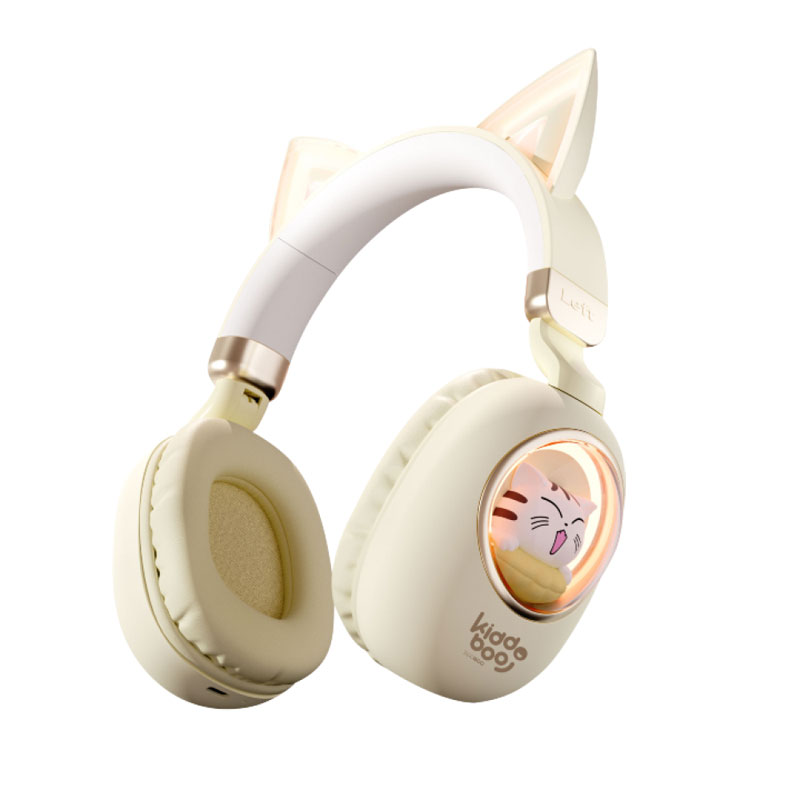 Kiddoboo Delulu Bluetooth Headphones Gold KBKID5GLD