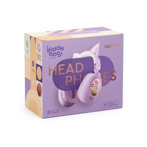 Kiddoboo Delulu Bluetooth Headphones Lavender KBKID5LVD