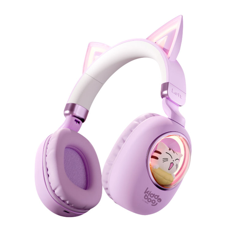 Kiddoboo Delulu Bluetooth Headphones Lavender KBKID5LVD