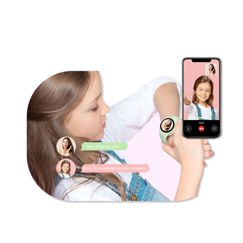 Kiddoboo Lagenio WatchMe 4G K5 Pink/Mint KBLGK5PM