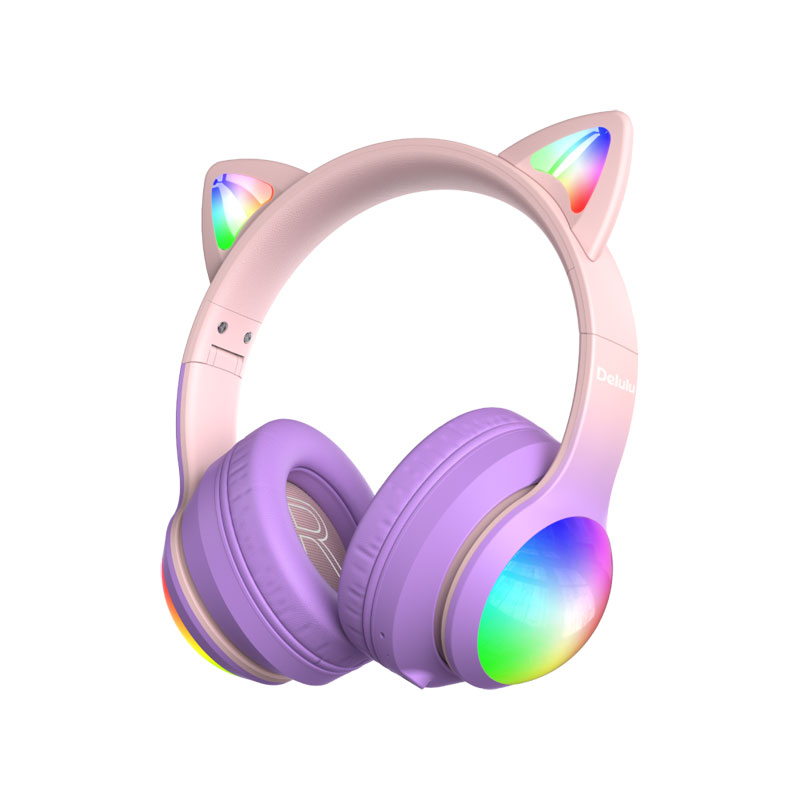 Kiddoboo Delulu Bluetooth Headphones Disco Pink KBMS632PNK