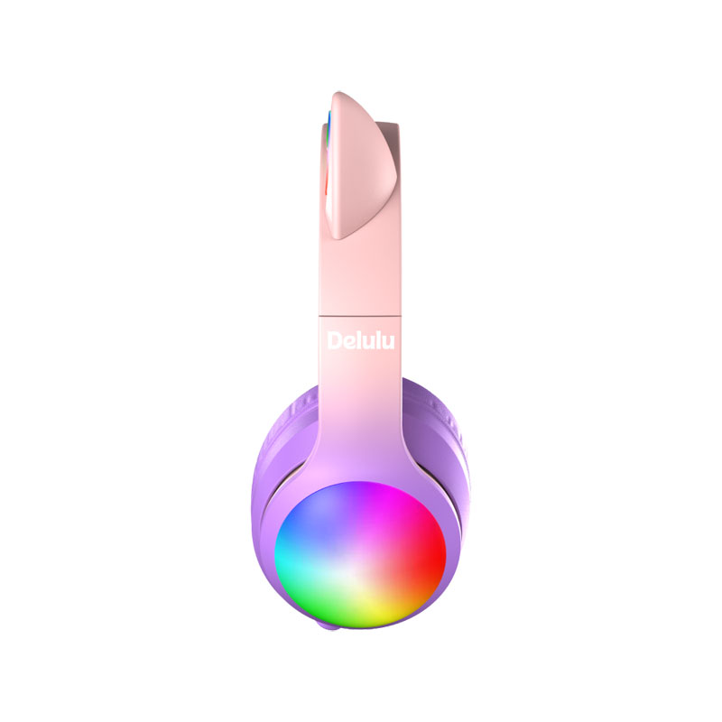 Kiddoboo Delulu Bluetooth Headphones Disco Pink KBMS632PNK