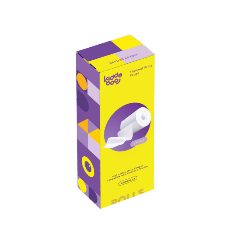 Kiddoboo Thermal Paper Rolls (5pcs) for Kiddoboo FotoFun KBP80ROL
