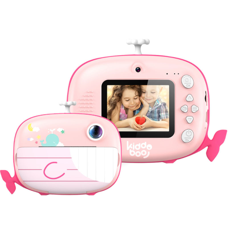 Kiddoboo FotoFun 2 Whale Pink KBP82PNK