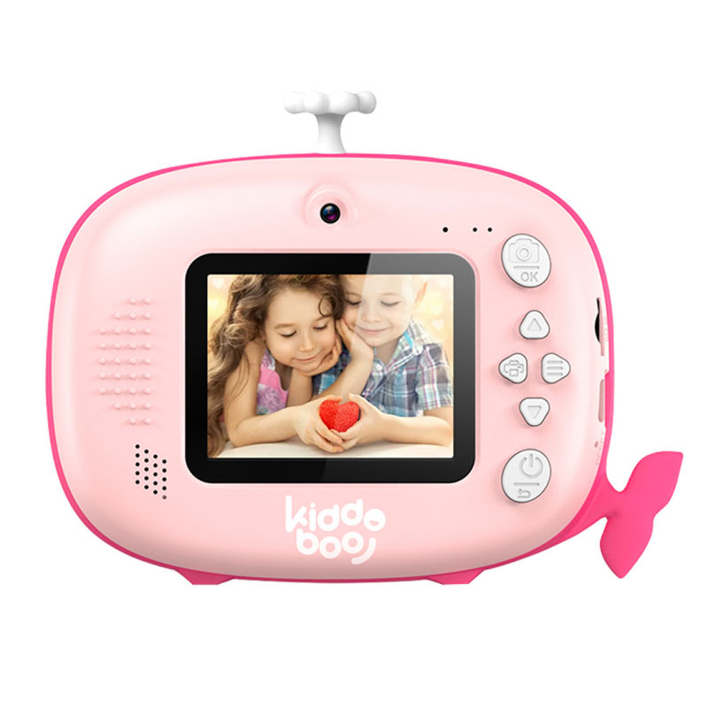 Kiddoboo FotoFun 2 Whale Pink KBP82PNK