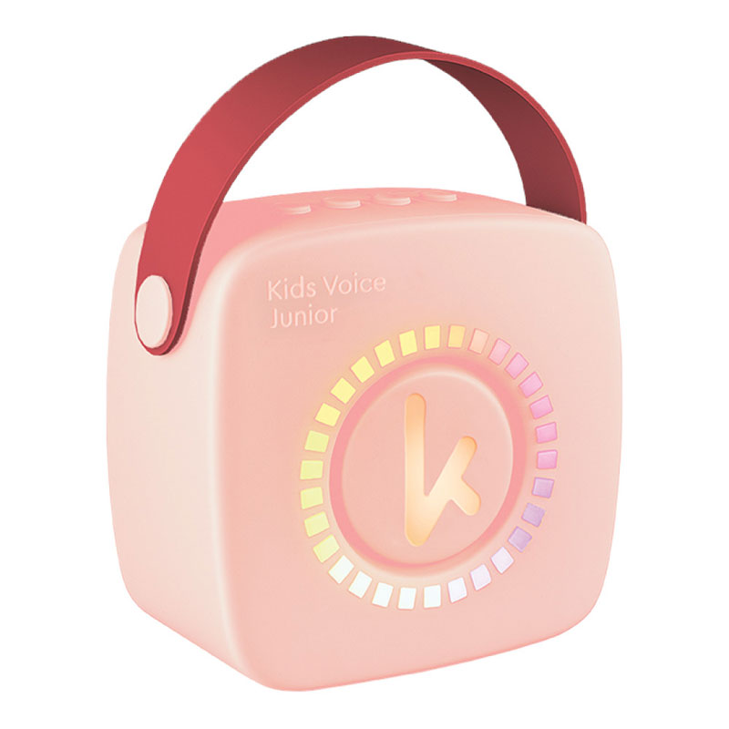 Kiddoboo KidsVoice JUNIOR mini Karaoke Speaker & Mic Pink + NikoletaTV KBT3NTPNK