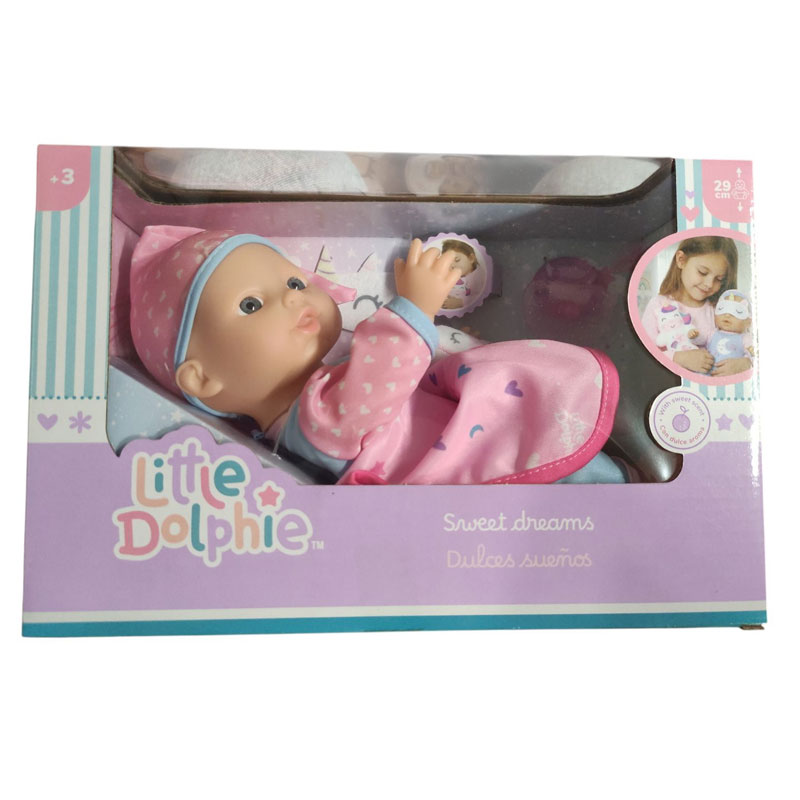 Little Dolphie Παιδικό Σετ Μωρό 29cm με βρεφικά αξεσουάρ LD31
