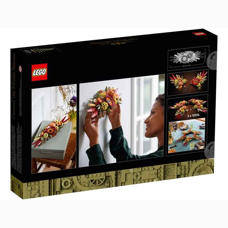 Lego Icons Dried Flower Centerpiece 10314