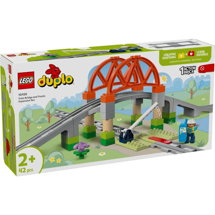 Lego Duplo Town Train Bridge And Tracks Expansion Set 10426