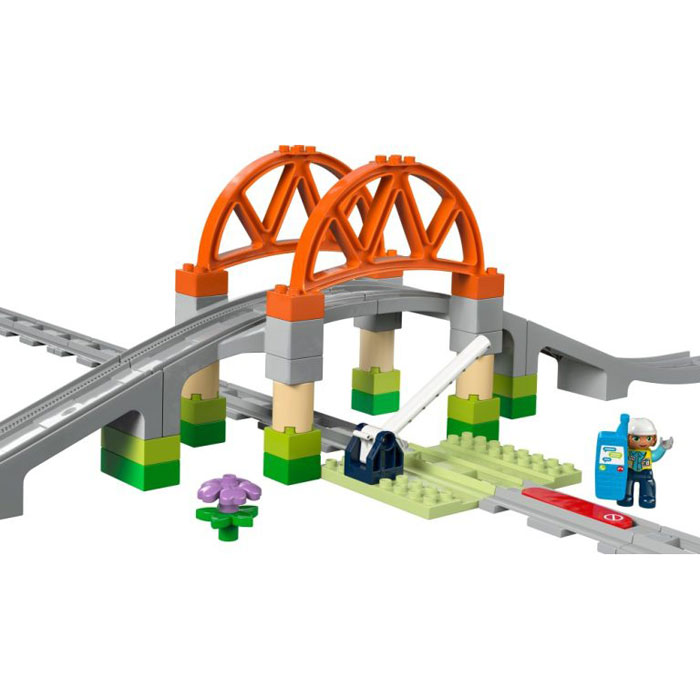 Lego Duplo Town Train Bridge And Tracks Expansion Set 10426