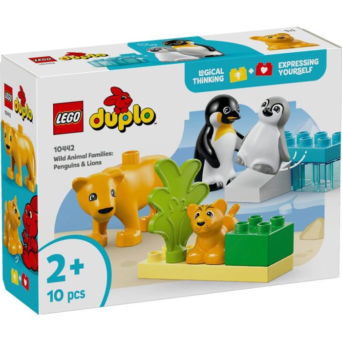 Lego Duplo Town Wild Animal Families: Penguins & Lions 10442