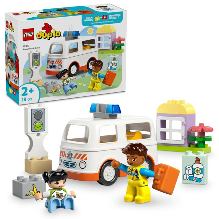 Lego Duplo Town Ambulance & Driver 10447