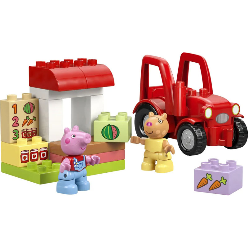 Lego Duplo Peppa Pig Tractor and Market 10468