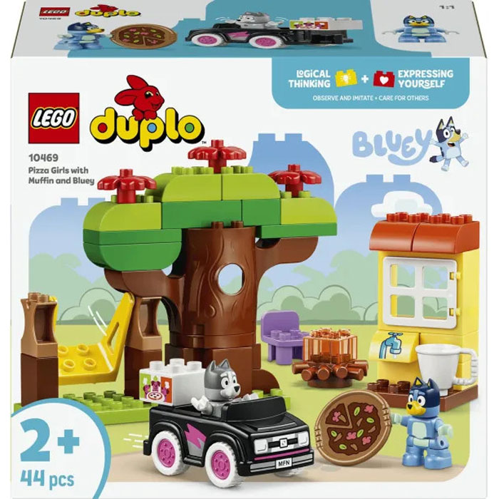 LEGO® DUPLO® Bluey Pizza Girls With Muffin And Bluey 10469