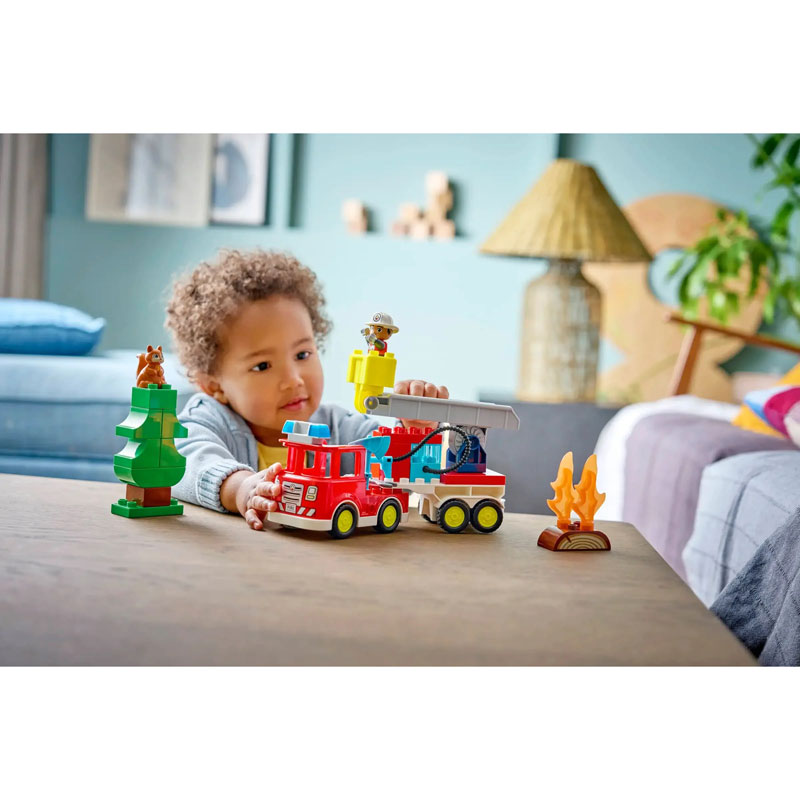 Lego DUPLO® Town Fire Truck with Hose and Firefighter 10473