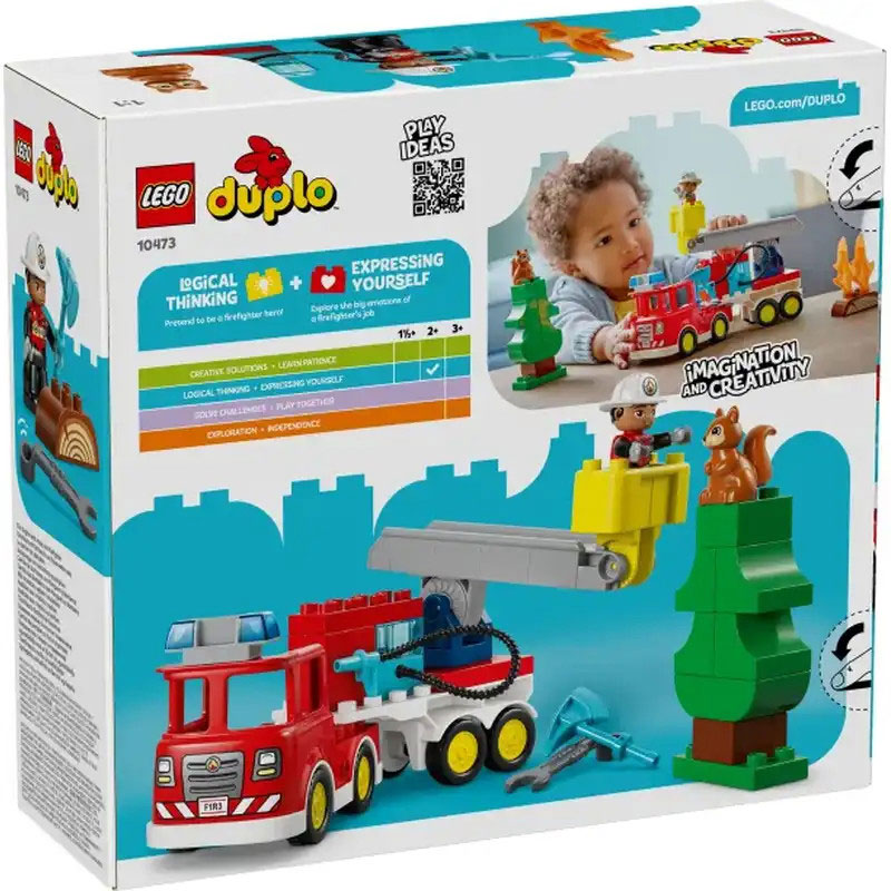 Lego DUPLO® Town Fire Truck with Hose and Firefighter 10473