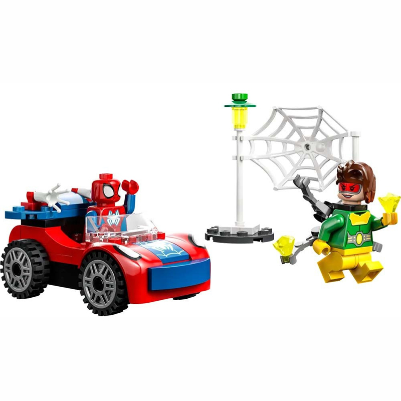 Lego Marvel Spidey Amazing Friends Spider-Man's Car and Doc Ock 10789