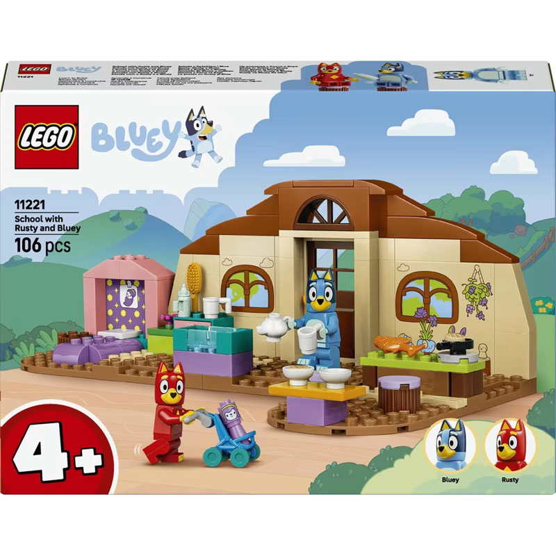 LEGO® Bluey School With Rusty And Bluey 11221
