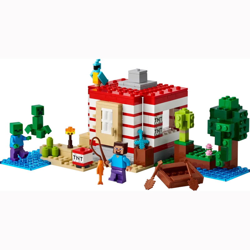 LEGO® Minecraft® The TNT Jungle House 21275