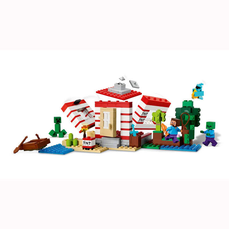 LEGO® Minecraft® The TNT Jungle House 21275