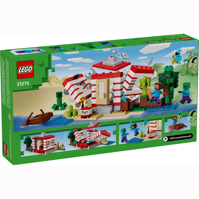 LEGO® Minecraft® The TNT Jungle House 21275