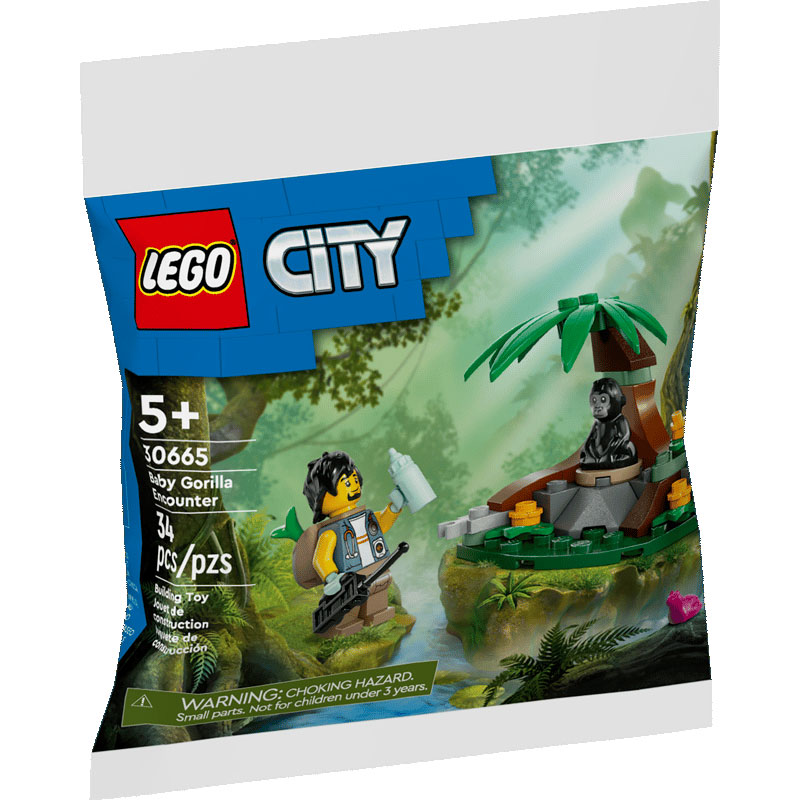 Lego® City Mini Builds Baby Gorilla Encounter 30665