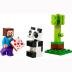 Lego® Minecraft Mini Builds Steve and Baby Panda 30672