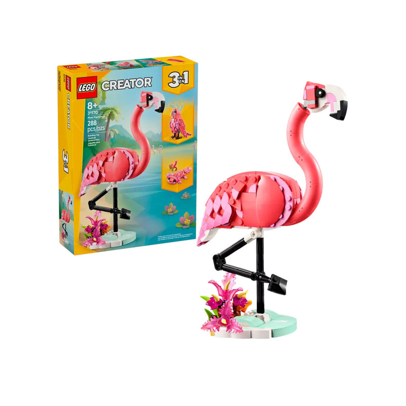 Lego Creator 3-in-1 Wild Animals: Pink Flamingo 31170