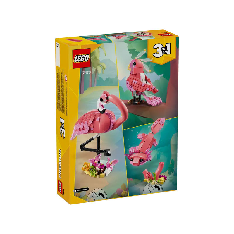 Lego Creator 3-in-1 Wild Animals: Pink Flamingo 31170