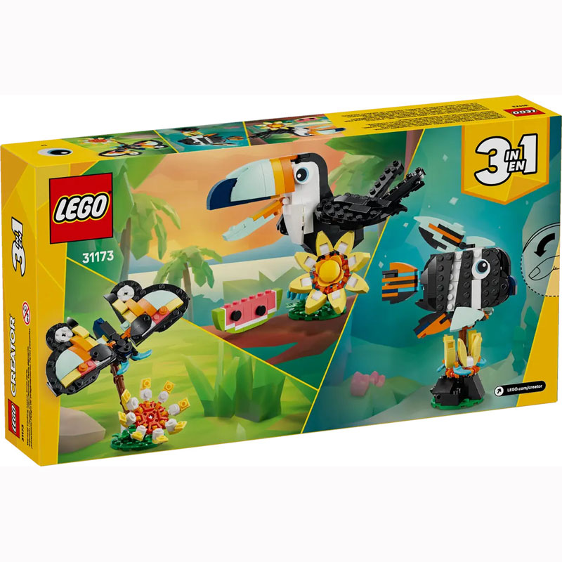 Lego Creator 3 in 1 Wild Animals: Tropical Toucan 31173