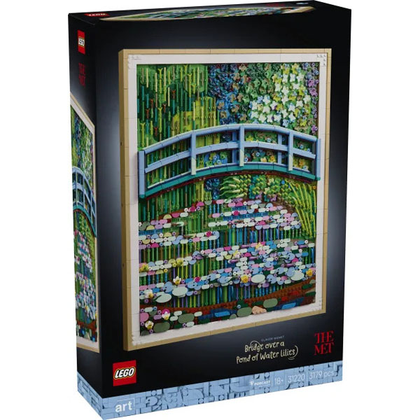 Lego Art Claude Monet-Bridge Over A Pond Of Water Lilies 31220