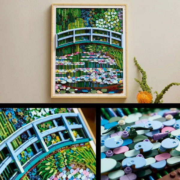 Lego Art Claude Monet-Bridge Over A Pond Of Water Lilies 31220