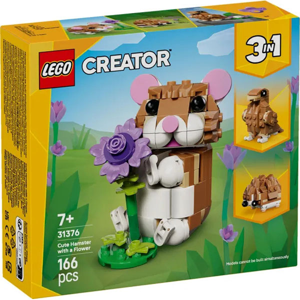 Lego® Creator 3in1 Cute Hamster With A Flower 31376