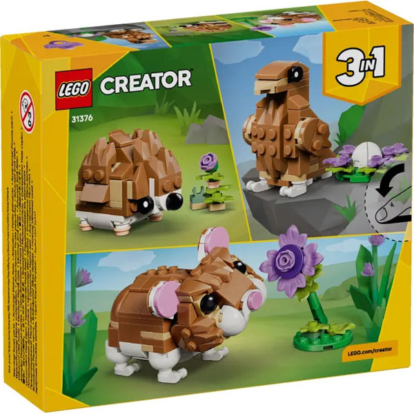 Lego® Creator 3in1 Cute Hamster With A Flower 31376