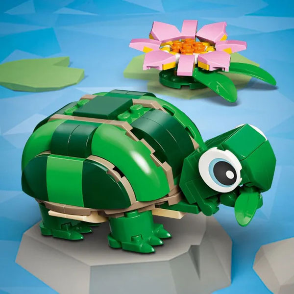 Lego® Creator 3in1 Turtle With A Water Lily Flower 31377