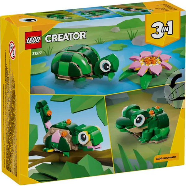 Lego® Creator 3in1 Turtle With A Water Lily Flower 31377