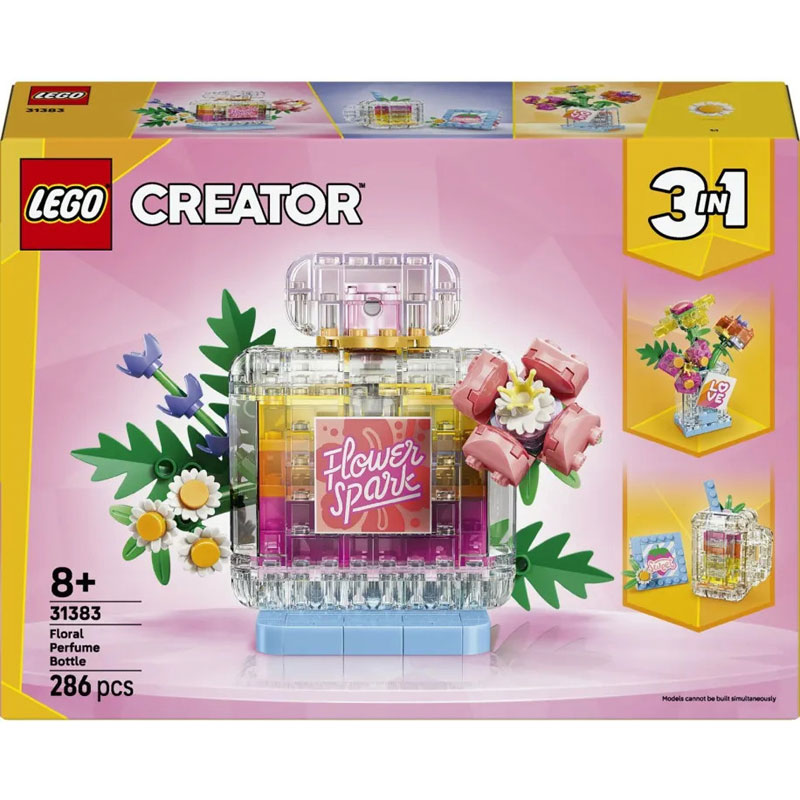 LEGO® Creator 3in1 Floral Decor Perfume Bottle 31383