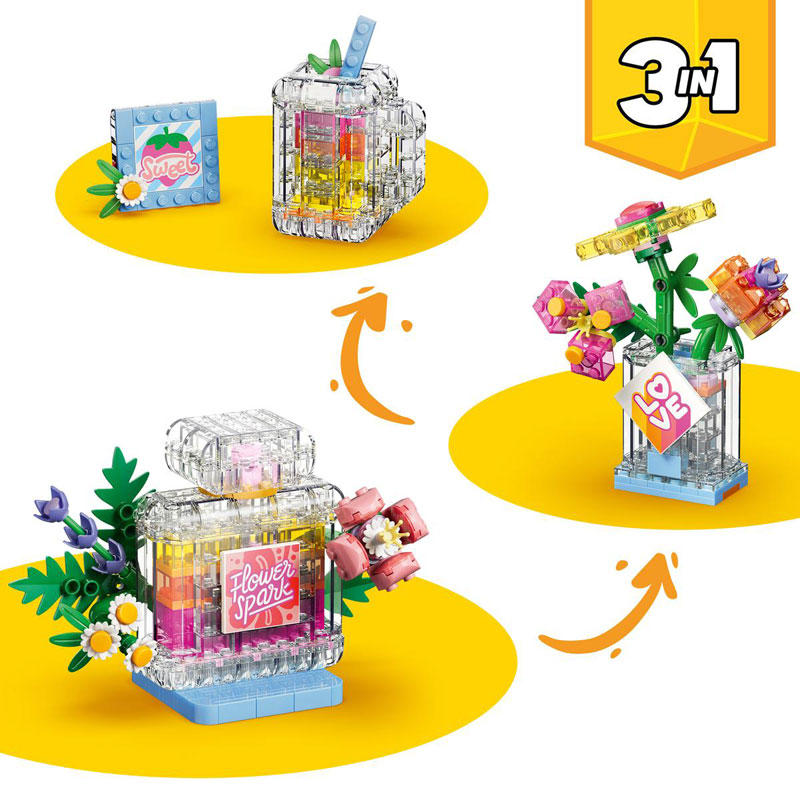 LEGO® Creator 3in1 Floral Decor Perfume Bottle 31383