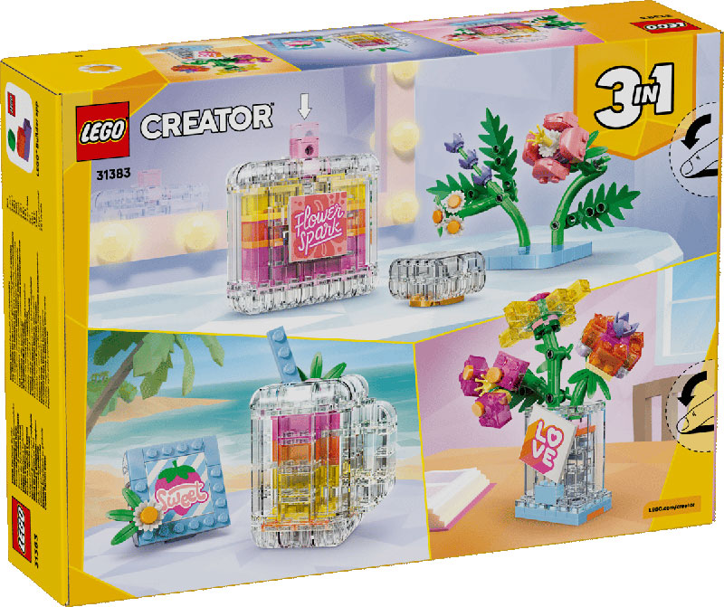 LEGO® Creator 3in1 Floral Decor Perfume Bottle 31383
