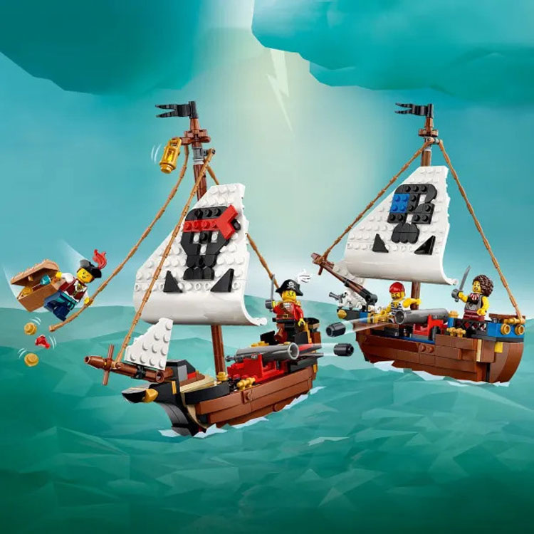 Lego Creator 3-in-1 Iconic Pirate Ship 31387